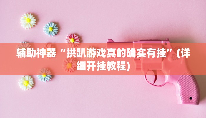 辅助神器“拱趴游戏真的确实有挂”(详细开挂教程)