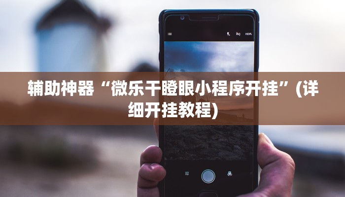 辅助神器“微乐干瞪眼小程序开挂”(详细开挂教程)