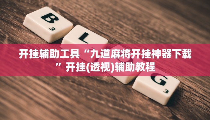 开挂辅助工具“九道麻将开挂神器下载”开挂(透视)辅助教程