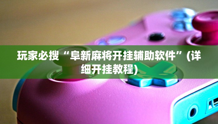 玩家必搜“阜新麻将开挂辅助软件”(详细开挂教程)