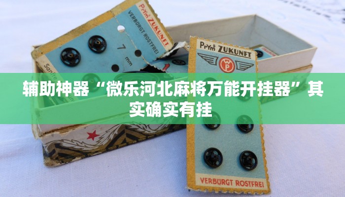 辅助神器“微乐河北麻将万能开挂器”其实确实有挂 