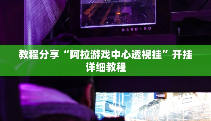 教程分享“阿拉游戏中心透视挂”开挂详细教程