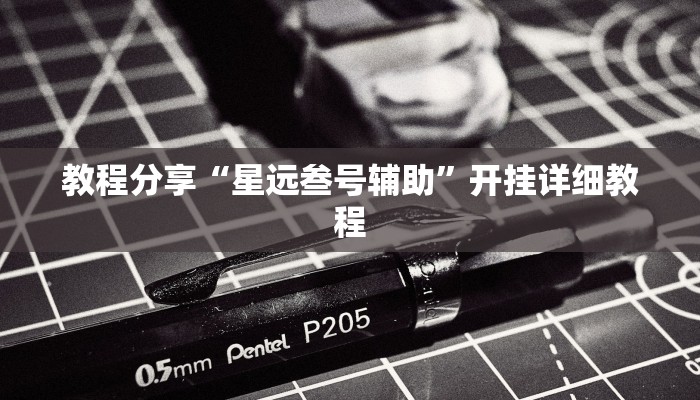 教程分享“星远叁号辅助”开挂详细教程