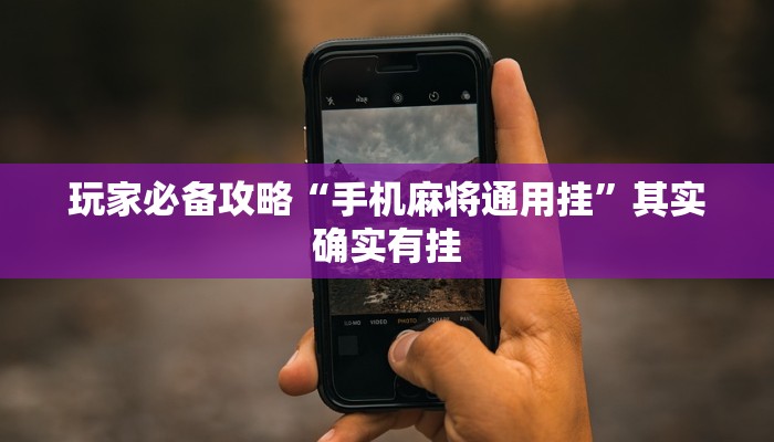 玩家必备攻略“手机麻将通用挂”其实确实有挂