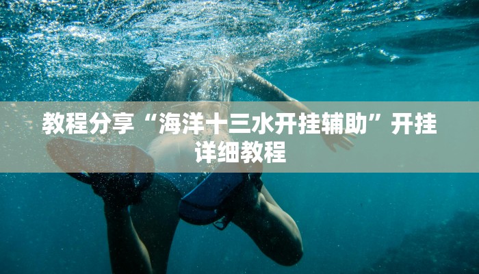 教程分享“海洋十三水开挂辅助”开挂详细教程