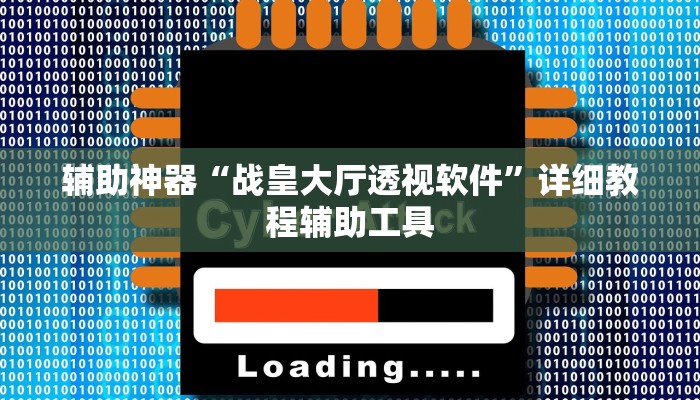 辅助神器“战皇大厅透视软件”详细教程辅助工具