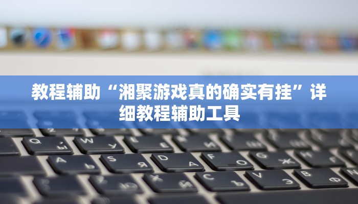 教程辅助“湘聚游戏真的确实有挂”详细教程辅助工具