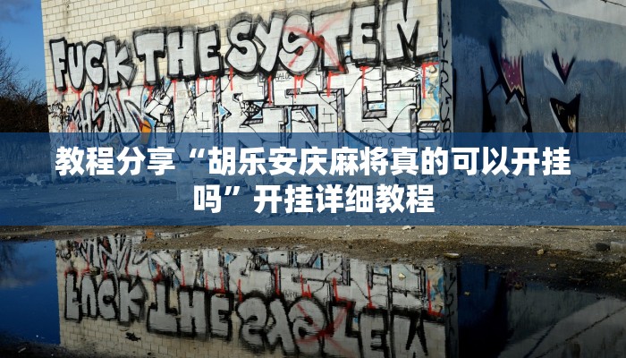 教程分享“胡乐安庆麻将真的可以开挂吗”开挂详细教程