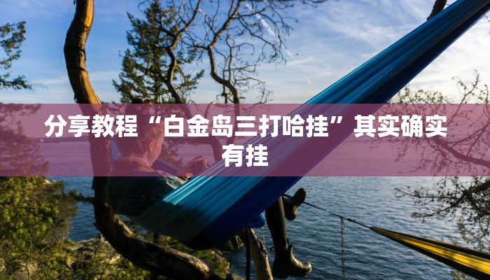 分享教程“白金岛三打哈挂”其实确实有挂